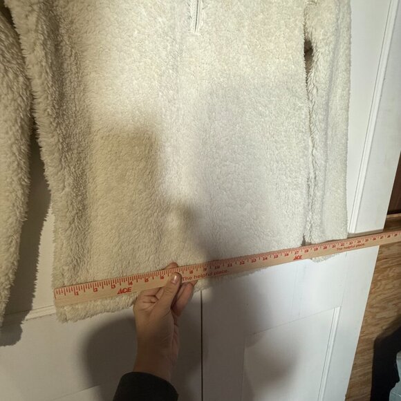 Patagonia Los Gatos Fleece Quarter Zip Pullover Sweater Sherpa Cream Size XS - Picture 5 of 10